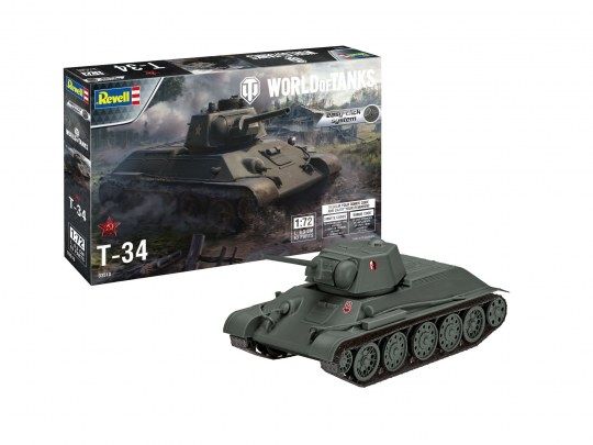 REV03510 - Tanque T-34 WORLD OF TANKS para montar y pintar - 1