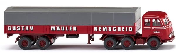 WIK048804 - MERCEDES LPS 333 6x4 con remolque 2 Ejes GUSTAV MÄULER - 1