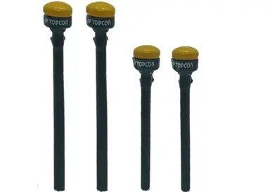 GF107-SET-2 - TOPCON GX55 GPS mástiles para Bulldozers - 2x34mm y 2x24mm - 1