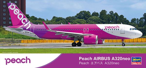 HAW10846 - Avión Airbus A320neo PEACH para montar y pintar - 1