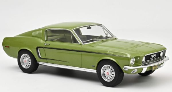 NOREV122704 - 1968 FORD Mustang Fastback GT Verde metalizado - 1