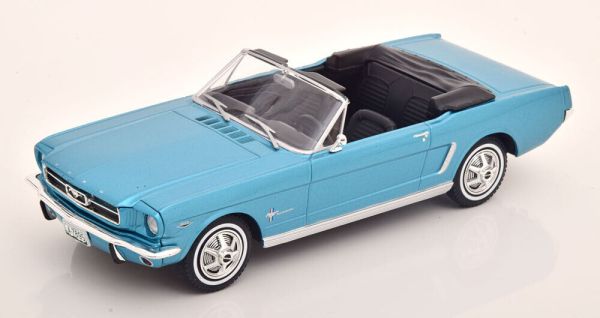 WBXWB124119 - FORD Mustang descapotable 1965 azul turquesa metalizado - 1