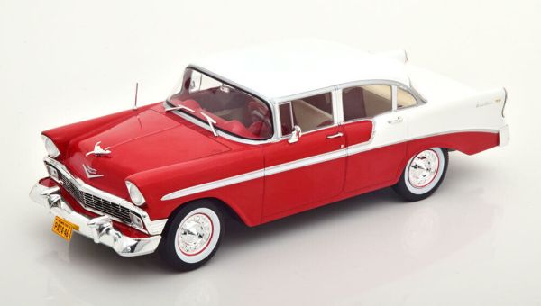 WBXWB124121 - CHEVROLET Bel Air Sedan Rojo y blanco - 1