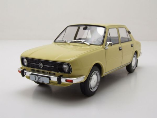 WBXWB124163 - 1976 SKODA 105L amarillo claro - 1