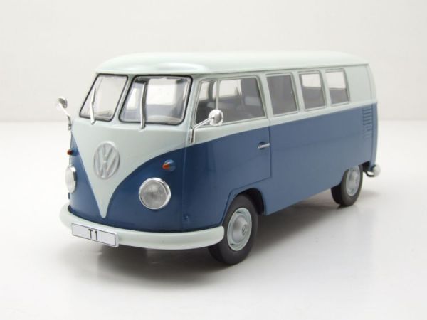 WBXWB124179 - VOLKSWAGEN T1 Bus 1960 Blanco y azul - 1