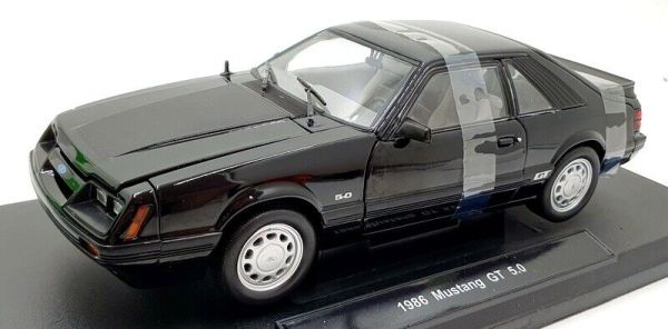 WEL12526NOIR - FORD Mustang GT 5.0 1986 Negro - 1