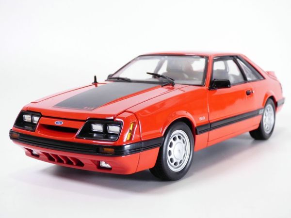 WEL12526ROUGE - FORD Mustang GT 5.0 1986 Rojo - 1