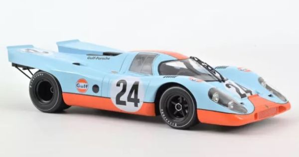 NOREV127508 - PORSCHE 917K 1000km Spa 1970 #24 Siffert/ Redman azul - 1