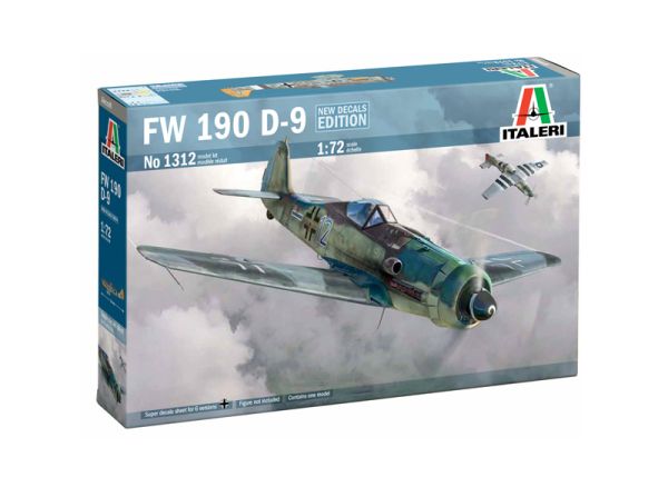 ITA1312 - Avión de combate FW 190 D9 para montar y pintar - 1