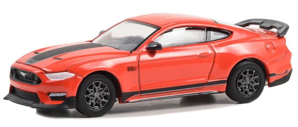 GREEN13340-E - FORD Mustang Mach 1 2021 rojo de la serie THE STAMPEDE en blister - 1