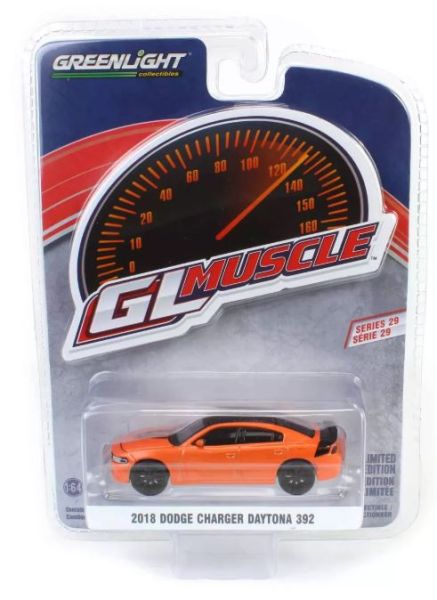 GREEN13360-E - DODGE Charger Daytona 392 2018 naranja de la serie GL MUSCLE en blister - 1