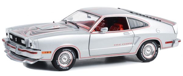 GREEN13670 - FORD Mustang II King Cobra 1978 Plata - 1