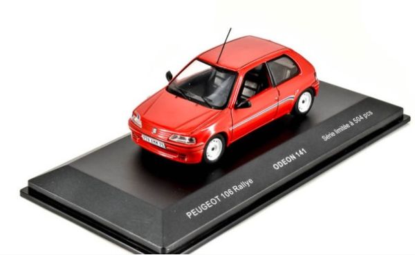 ODE141 - PEUGEOT 106 rallye 1 rojo - 1