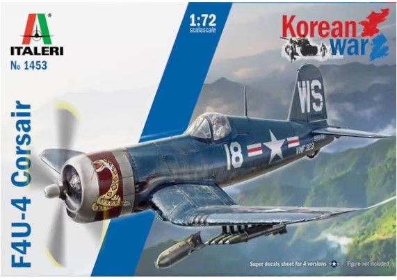 ITA1453 - Avión de la Guerra de Corea F-4U/4B para construir y pintar - 1