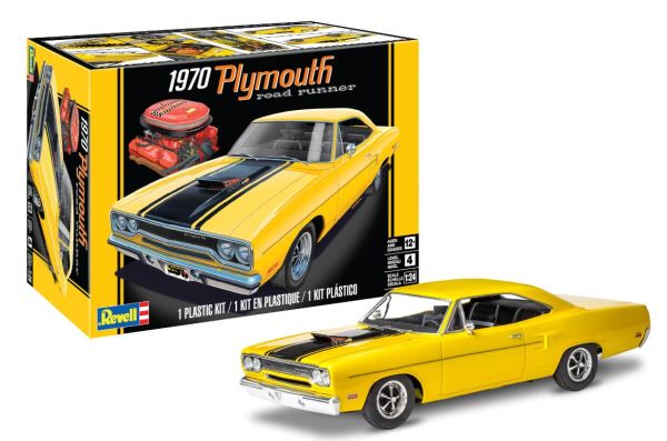 REV14531 - Plymouth Road Runner de 1970 para ensamblar y pintar - 1