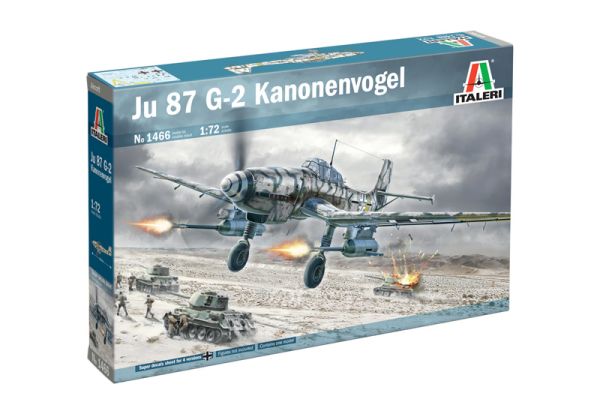 ITA1466 - Avión Ju-87G-2 Kanonenvogel para montar y pintar - 1