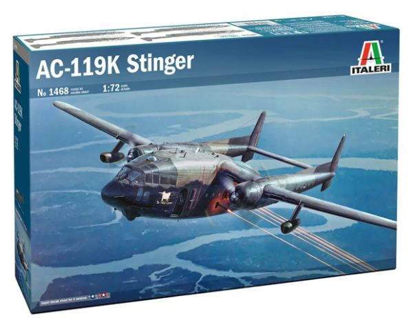 ITA1468 - Avión AC-119K STINGER para montar y pintar - 1