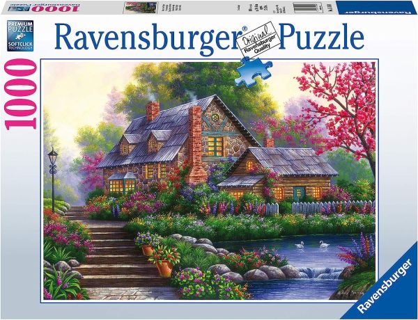 RAV15184 - Puzzle de 1000 piezas Romantic Cottage - 1