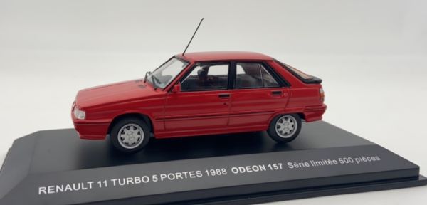 ODE157 - RENAULT 11 Turbo 5 puertas 1988 rojo - 1