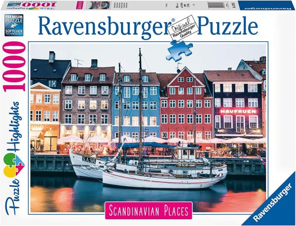 RAV167395 - Puzzle de 1000 piezas Copenhague en Dinamarca - 1