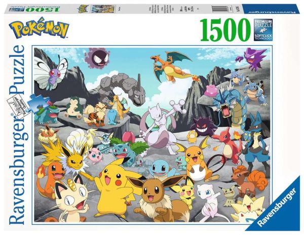 RAV167845 - Puzzle 1500 piezas POKEMON Classic - 1