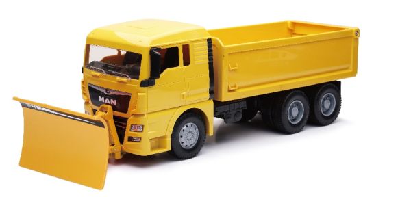 NEW17346 - Camión quitanieves MAN TGX 6x4 amarillo - 1