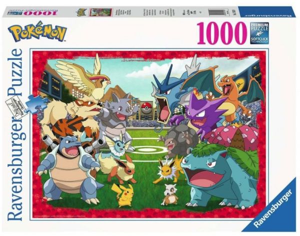 RAV174539 - Puzzle 1000 piezas POKEMON confrontación - 1