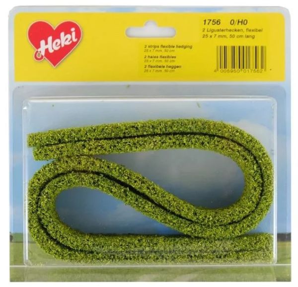 HEK1756 - 2 setos de espuma flexible verde claro de 50 cm - 1