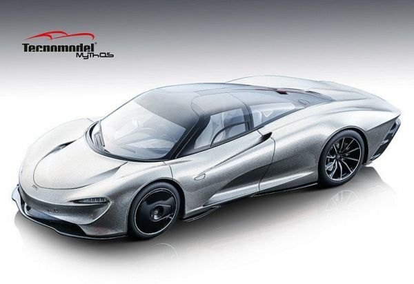 TM18-EX08C - McLAREN Speedtail Rallye Villa d'Este 2019 plata - Limitado a 49 ex. - 1