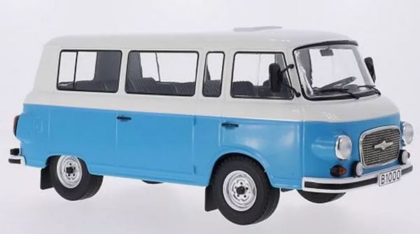 MOD18007 - BARKAS B1000 minibús 1965 Blanco y azul - 1