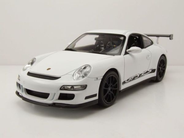 WEL18015BLANC - PORSCHE GT3 rs 2007 Blanco con llantas negras - 1