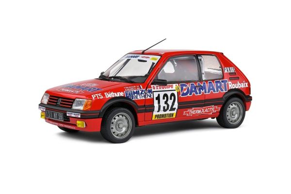 SOL1801717 - PEUGEOT 205 GTI 1.6L rojo #132 Rallye de Monte Carlo 1986 F.DELECOUR / A-C.PAUWELS - 1