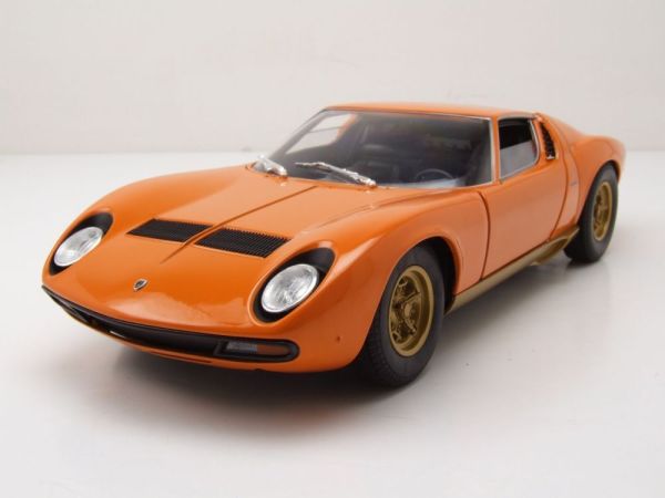 WEL18017ORANGE - 1971 LAMBORGHINI Miura P400 naranja - 1