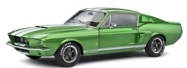 SOL1802907 - SHELBY Mustang GT500 verde con rayas blancas 1967 - 1