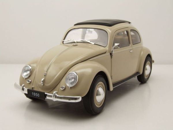 WEL18040BEIGE - VOLKSWAGEN Classic Beetle 1950 Beige - 1