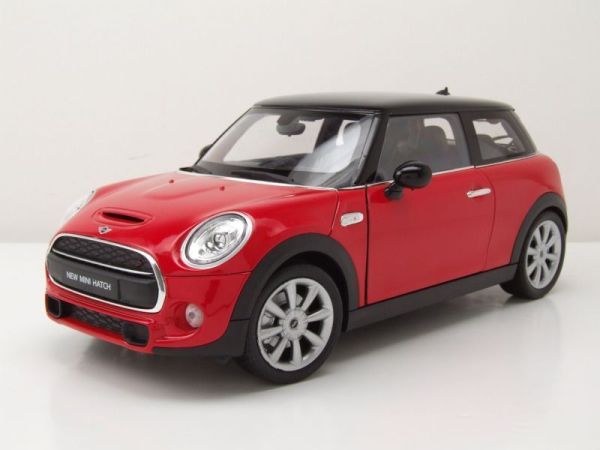 WEL18050ROUGE - 2014 MINI Cooper Hatch Rojo y Negro - 1