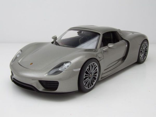 WEL18051W - PORSCHE 918 Spyder 2012 gris - 1