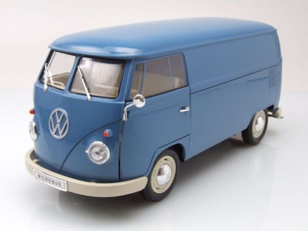 WEL18053BLEU - VOLKSWAGEN Tipo 1 furgoneta 1963 azul - 1