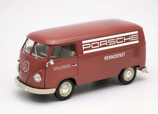 WEL18053TDA - VOLKSWAGEN T1 autobús PORSCHE RENNDIENST rojo - 1