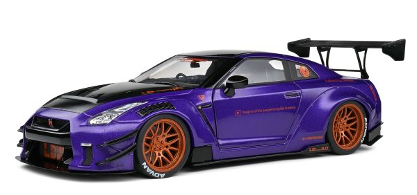 SOL1805812 - NISSAN GT-R (R35) W/ Liberty Walk Body Kit 2.0 2022 Morado - 1