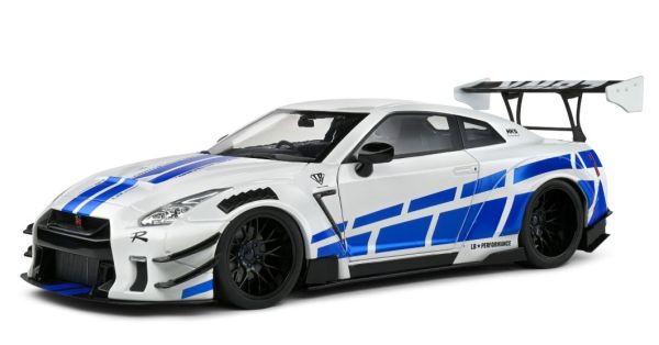 SOL1805816 - NISSAN GT-R W / Liberty Walk Body Kit 2.0 2024 Blanco con rayas azules - 1