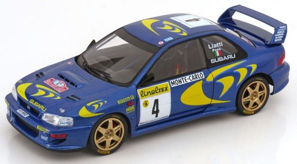 SOL1807405 - SUBARU Impreza 22B Bleu #4 Rallye de Monte Carlo 1997 P.LIATTI - 1