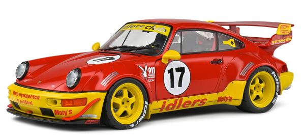 SOL1807509 - PORSCHE RWB BodyKit Maty's Idlers #17 2016 Rojo y Amarillo - 1