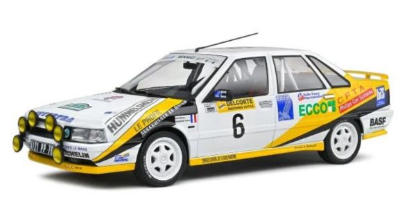 SOL1807704 - RENAULT R21 TURBO GR. A  #15 M.RATS/ M.MENARD RALLY CHARLEM WHITE - 1