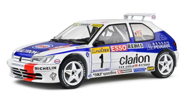 SOL1808305 - PEUGEOT 306 Maxi Blanco #1 Rallye de Monte Carlo 1996 F.DELECOUR/M.SAUVAGE - 1