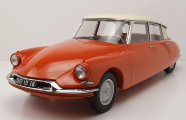 NOREV121580 - CITROEN DS 19 1955 Naranja Capucine y Crema - 1