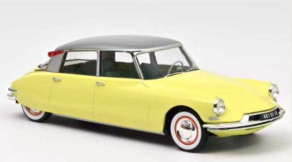 NOREV181762 - 1960 CITROEN DS19 Amarillo narciso con caravana Digue Panoramic - 1