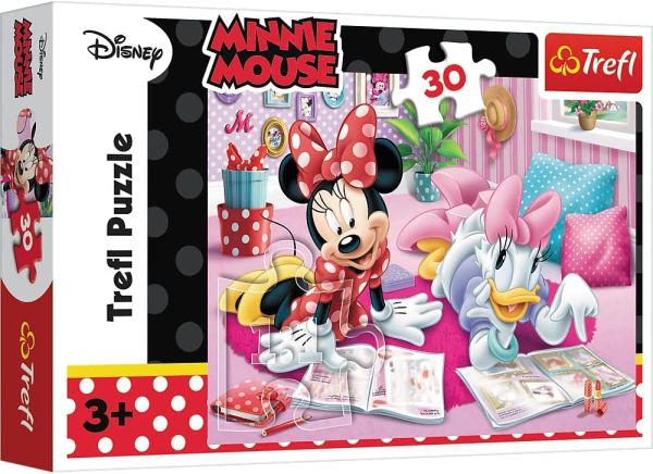 TRF18217 - Puzzle de 30 piezas DISNEY - Minnie y Daisy - 1