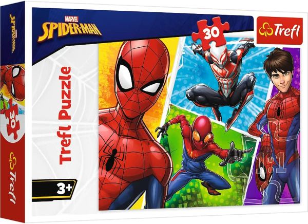 TRF18242 - Puzzle de 30 piezas MARVEL - SPIDERMAN y MIGUEL - 1