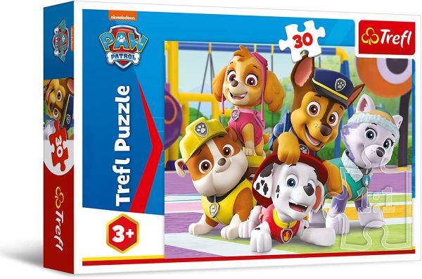 TRF18286 - Puzzle de 30 piezas Paw Patrol - Siempre a tiempo - 1